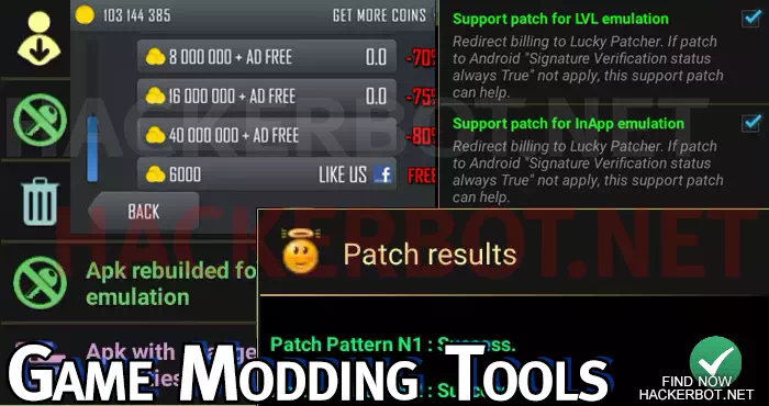 game modding tools patchers
