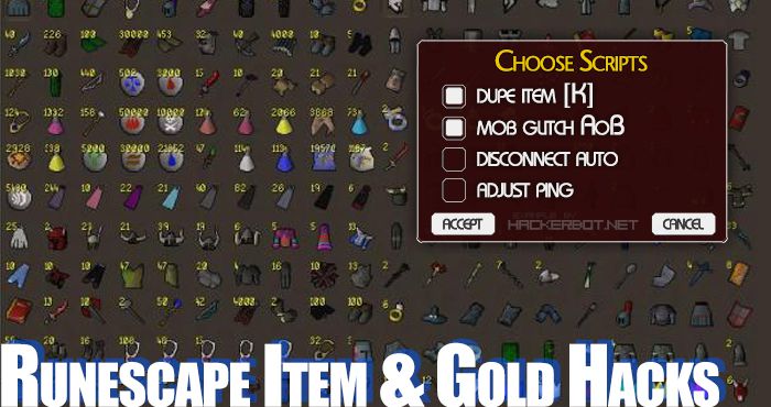 runescape money and item generator