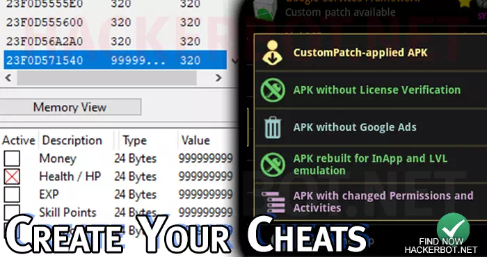 Create your own Cheats