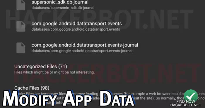 modify game app data android