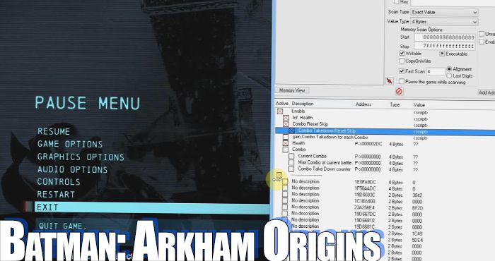 batman arkham origins pc cheats
