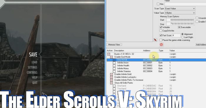 cheats for the elder scrolls v skyrim pc