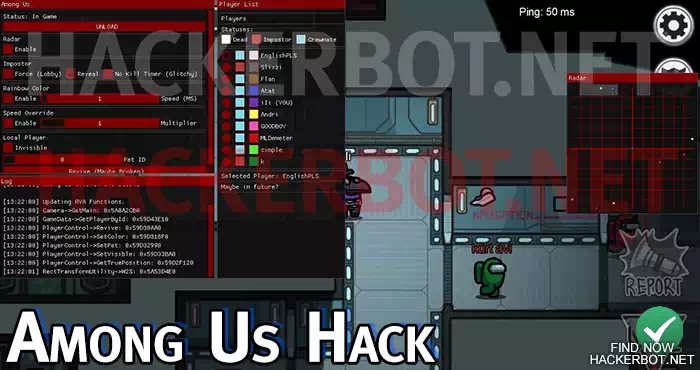 Among Us Mobile Hacks Mods Game Hack Tools Mod Menus And Cheats For Android Ios And Pc