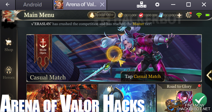 Download Game Arena Of Valor Hack