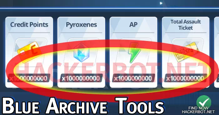 blue archive game cheat tools