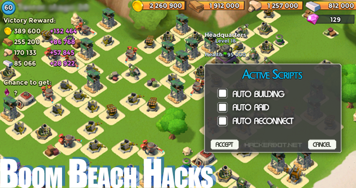 Boom Beach Hack Auto Builders Raiders Bots And Other Cheats - 