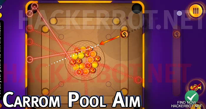 carrom pool long lines