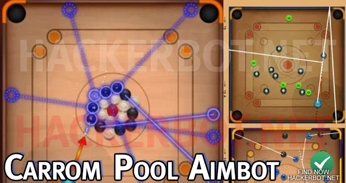 carrom pool auto aim lines