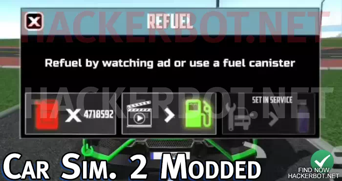 car simulator 2 gas canisters