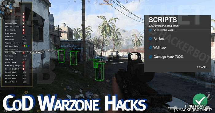 CoD Warzone Hacks, Aimbots, Wallhacks, Mods, CoD Points and Cheats for