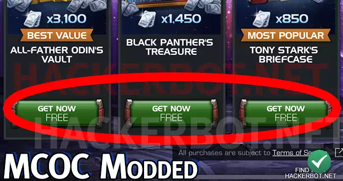 mcoc modded android ios free purchase
