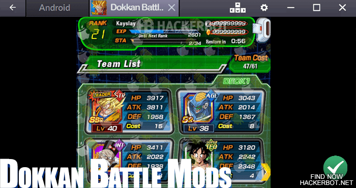 Dragon Ball Z Dokkan Battle Hacks Mods Bots And Cheats For - 