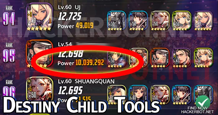 destiny child tools
