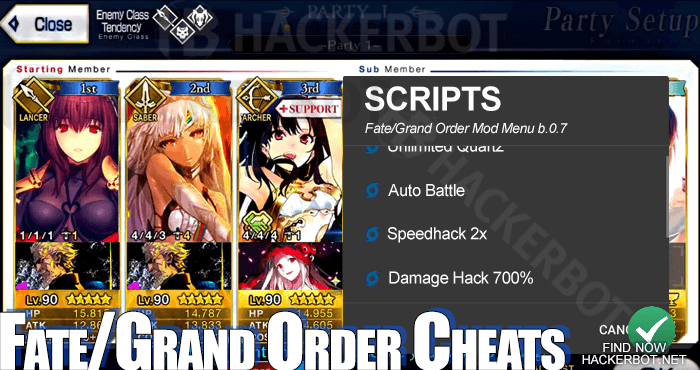 Fate Grand Order Fgo Game Hacks Mods Tools And Cheats For Ios