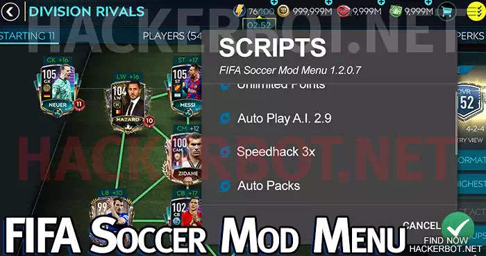 fifa mobile soccer mod menu hacks