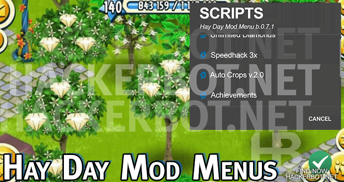 hay day mod menu