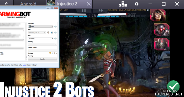 injustice 2 mobile bot app