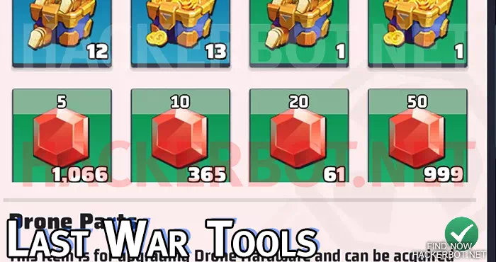 last war survival game tools