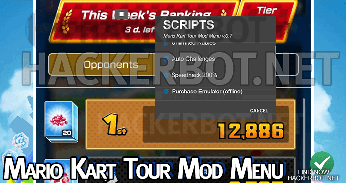 mario kart tour mod menu android ios