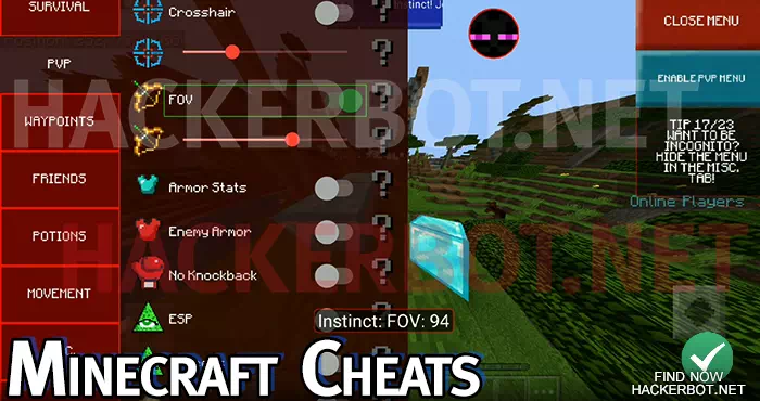 כלי האק של המהדורה של Minecraft Pocket