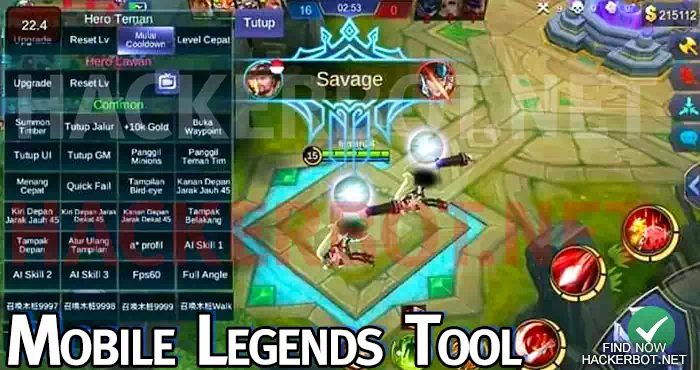 mobile legends cheater hacker tool