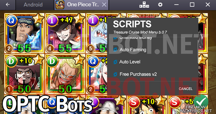 one piece treasure cruise bot