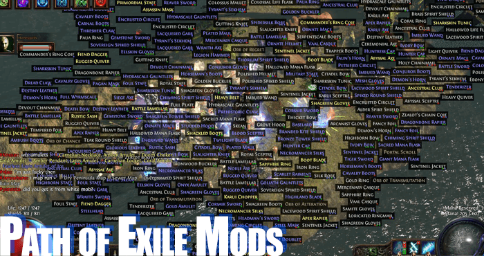 path of exile mods