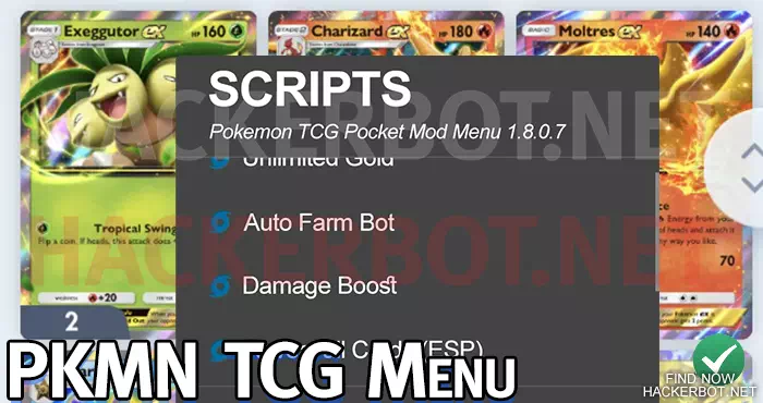 pokemon tcg pocket menu options