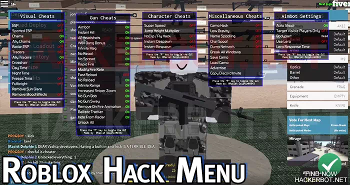 Roblox Features Menu