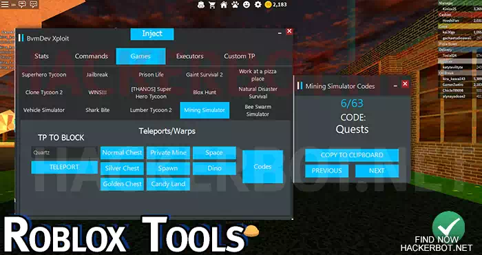 Hacking Commands For Roblox