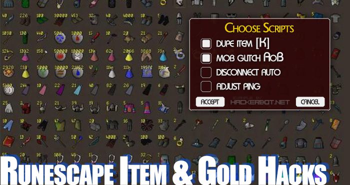 Runescape: Gold and Item Cheats