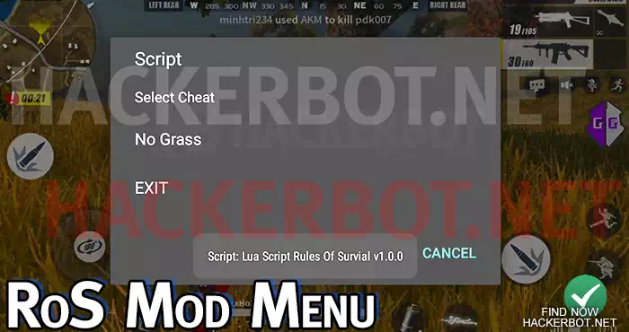 rules of survival mod menu mobile
