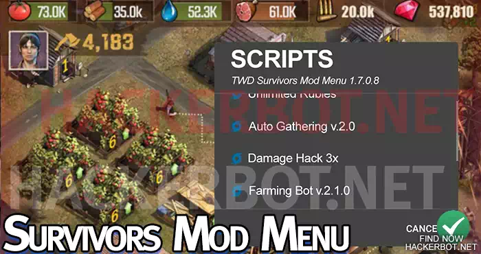 twd survivors mod menu apk ios android