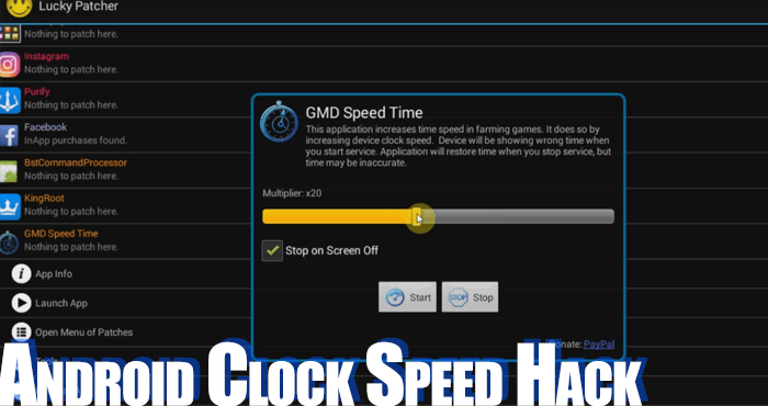 android clock speed up