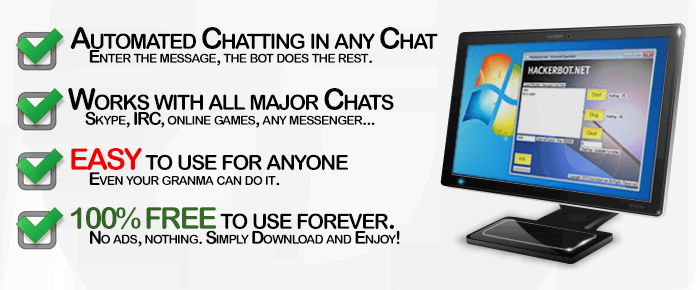 Free Automated Chat Bot For Chats Online Games And Other - 