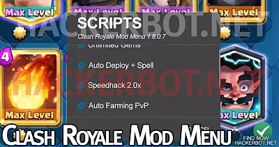 clashroyale menu features