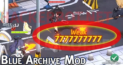blue archive features menu