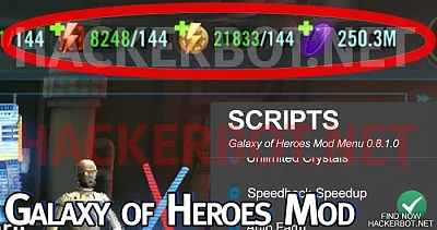 unlimited crystals and credits