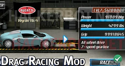 Drag Racing features