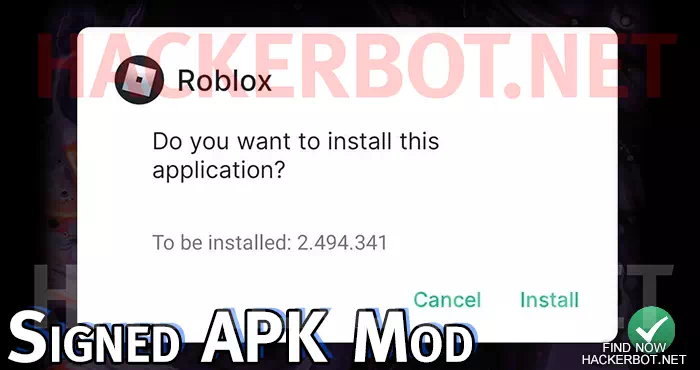 signed apk mod installation