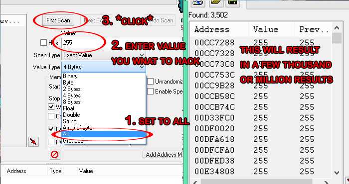 Cheat Engine Flash Game Bar Value