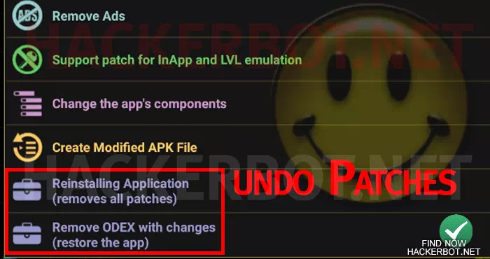 lucky patcher undo patches