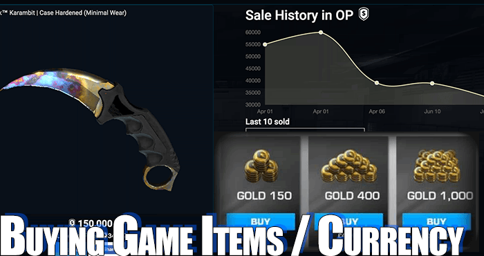 buy online game items currency