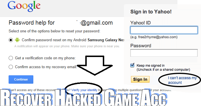 How To Get Back And Recover Your Hacked Game Account - what do you do if your roblox account got hacked