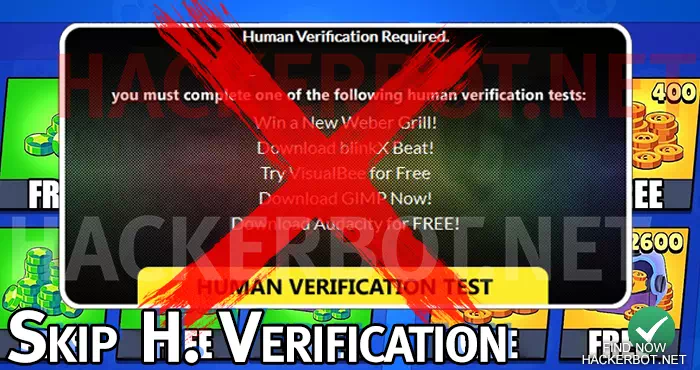 skip human verification