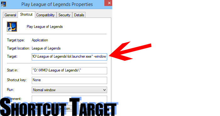 shortcut-target-edit