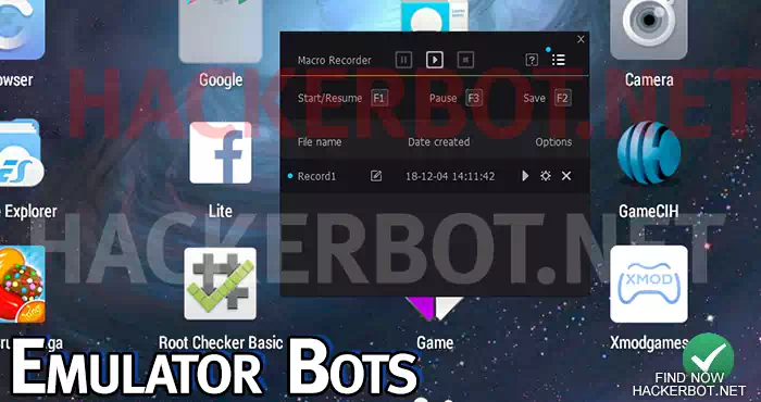 emulator bot macro script