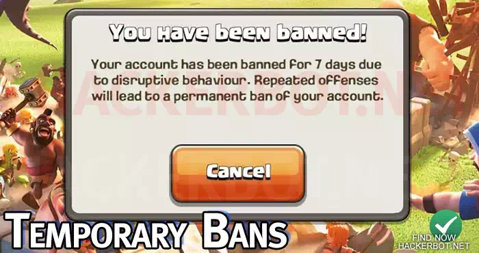 temporary game ban