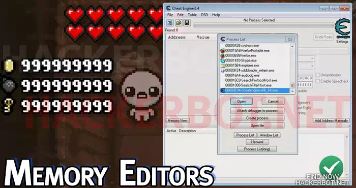 memory editor software game mods