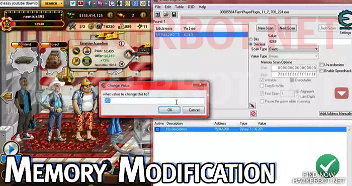 game memory modification